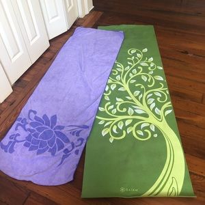 Yoga mat and yoga towel!